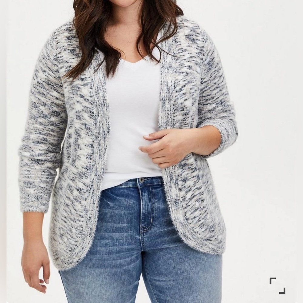 🆕NWT🔖🦄RARE🦄Fabulous Torrid Space Dye Curve Front Cardigan - 6x